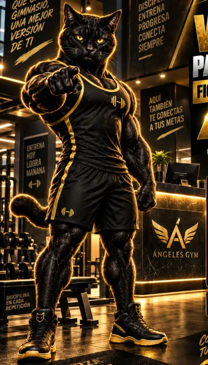 Mascota Ángeles Gym